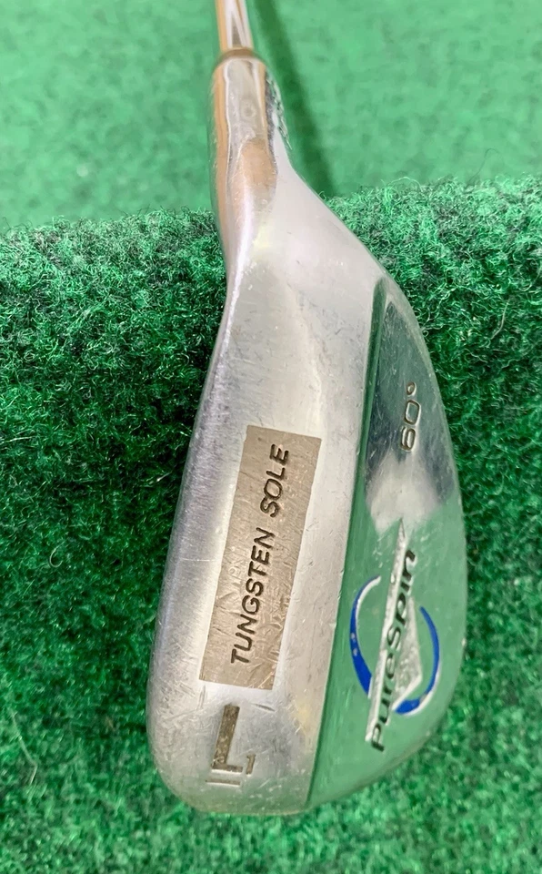 Pure Spin Tungsten Sole 60* Lob Wedge Steel Shaft RH 35.5” - Image 2 of 4