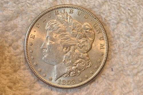 1898-S AU MORGAN DOLLAR