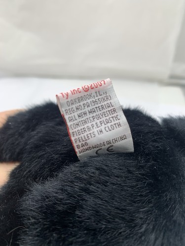 Ty Classics Woodside the Black Bear Plush Soft Stuffed Animal 2007 Sits 9" w Tag - Picture 12 of 12