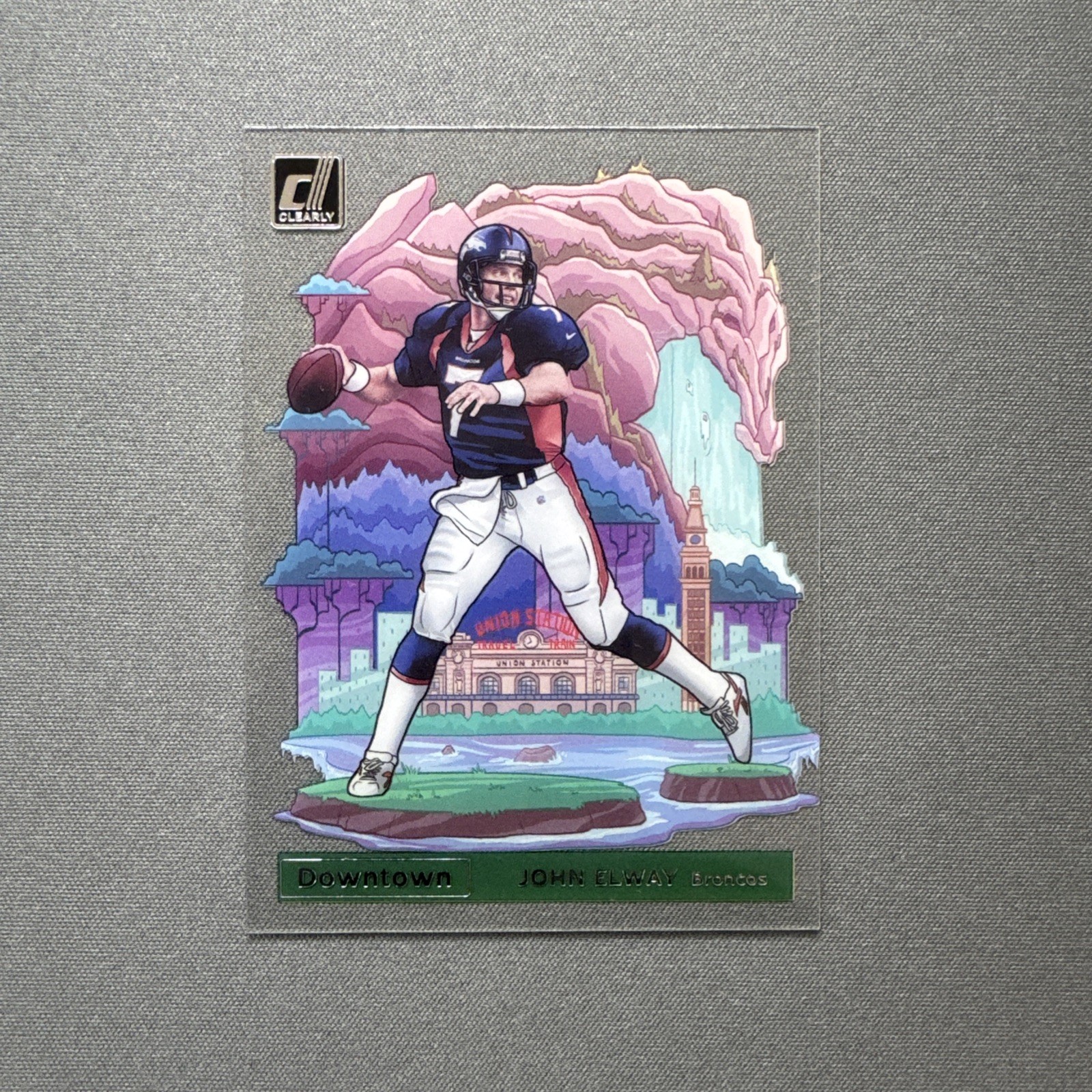 2021 Panini Clearly Donruss John Elway Downtown #D-20 Broncos