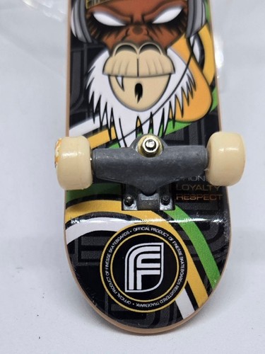 Vintage Tech Deck Fingerboard Finesse Line Skateboard Monkey Kopfhörer 96mm - Bild 8 von 9