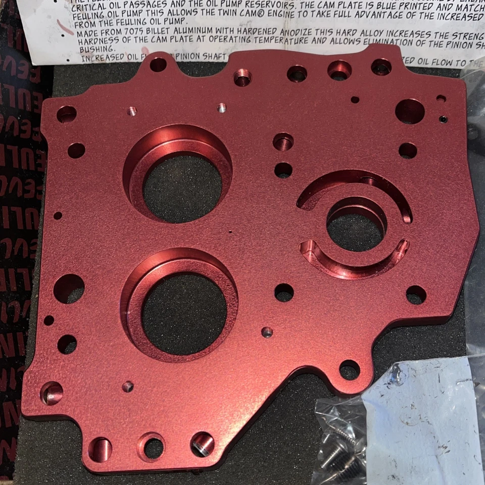Placa de soporte de camplate de alto flujo FEULING para Harley-Davidson Twin Cam #8000 Foto 4 de 4
