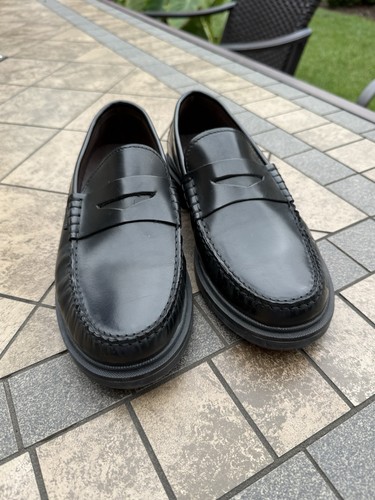 NUOVE scarpe eleganti mocassino uomo Bruno Magli Mello Penny nere in pelle taglia 9 - Foto 11 di 11