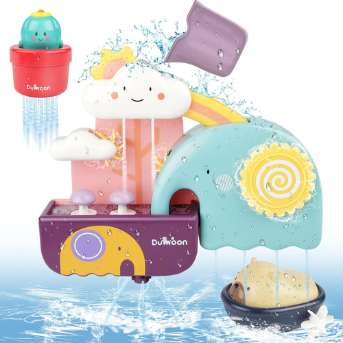 GILOBABY Badewannenspielzeug Set, Badespielzeug Baby Badewannen Spielzeug - Bild 10 von 12