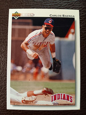 CARLOS BAERGA INDIANS 1992 UPPER DECK BASEBALL CARD #231
