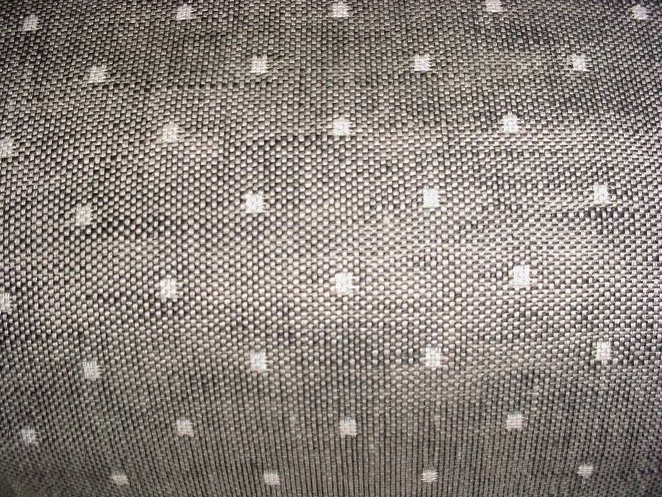 3-3/4Y Holland and Sherry DE97436 Polka Rustic Black Linen Upholstery Fabric - Image 3 of 4