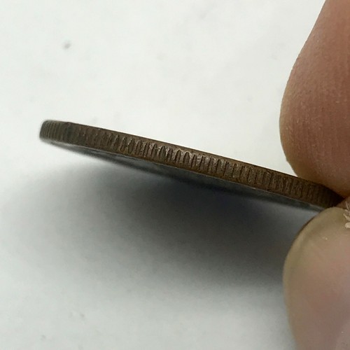 1952(yr27) JAPAN (10 YEN) BRONZE COIN w/ REEDED EDGE Y#73 - Picture 6 of 6