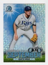 2023 Bowman Curtis Mead Sights on September #SOS-20 Chrome Mega Mojo Refractor