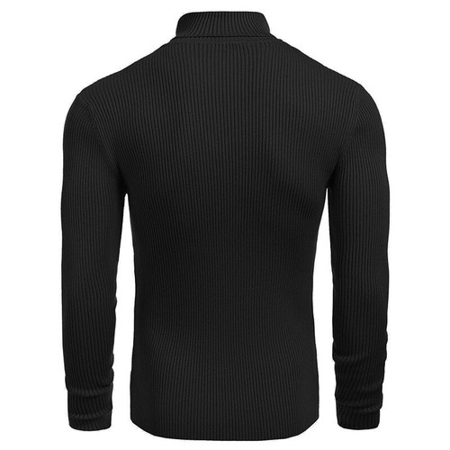 Mens Knitted Turtleneck Jumper Tops Sweater Winter Warm Long Sleeve Slim Shirts - Picture 18 of 35
