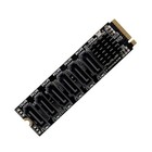 M.2 NVME PCI-E PCIE X4 X8 X16 auf 6 Port 3.0 SATA Adapterkarten-Riser ASM114782