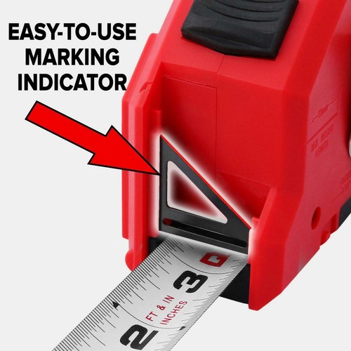 Quickdraw 25 ft. Pro Easy Read Self Marking Tape Measure w/ Graphite Marker - Picture 4 of 5