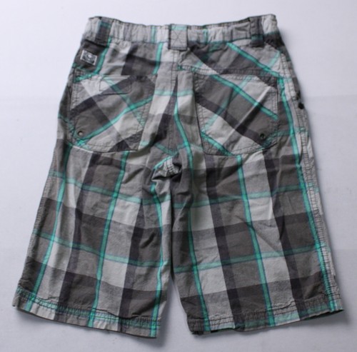 WhiteSpace Boys Adjustable Waist 4-Pocket Plaid Shorts AC2 Multicolor Size 12 - Picture 3 of 3