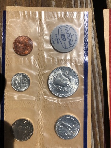 1962-Mint Set Uncirculated P&D Sets-90% Silver-10 Coins Sets - Picture 10 of 18