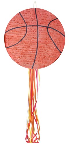 Basket Basketball sport kids Pinata Pull string hit Birthday piñata stick party - Picture 7 of 10