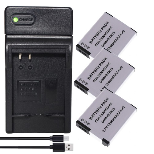 DMW-BCM13 Battery or Charger for Panasonic Lumix DC-FT7 DMC-FT5 DMC-TZ40 DMCZS30 - Bild 7 von 43