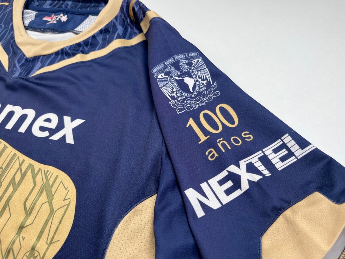 PUMAS UNAM 2009/10 Puma Away Football Shirt L Mens Mexico Soccer