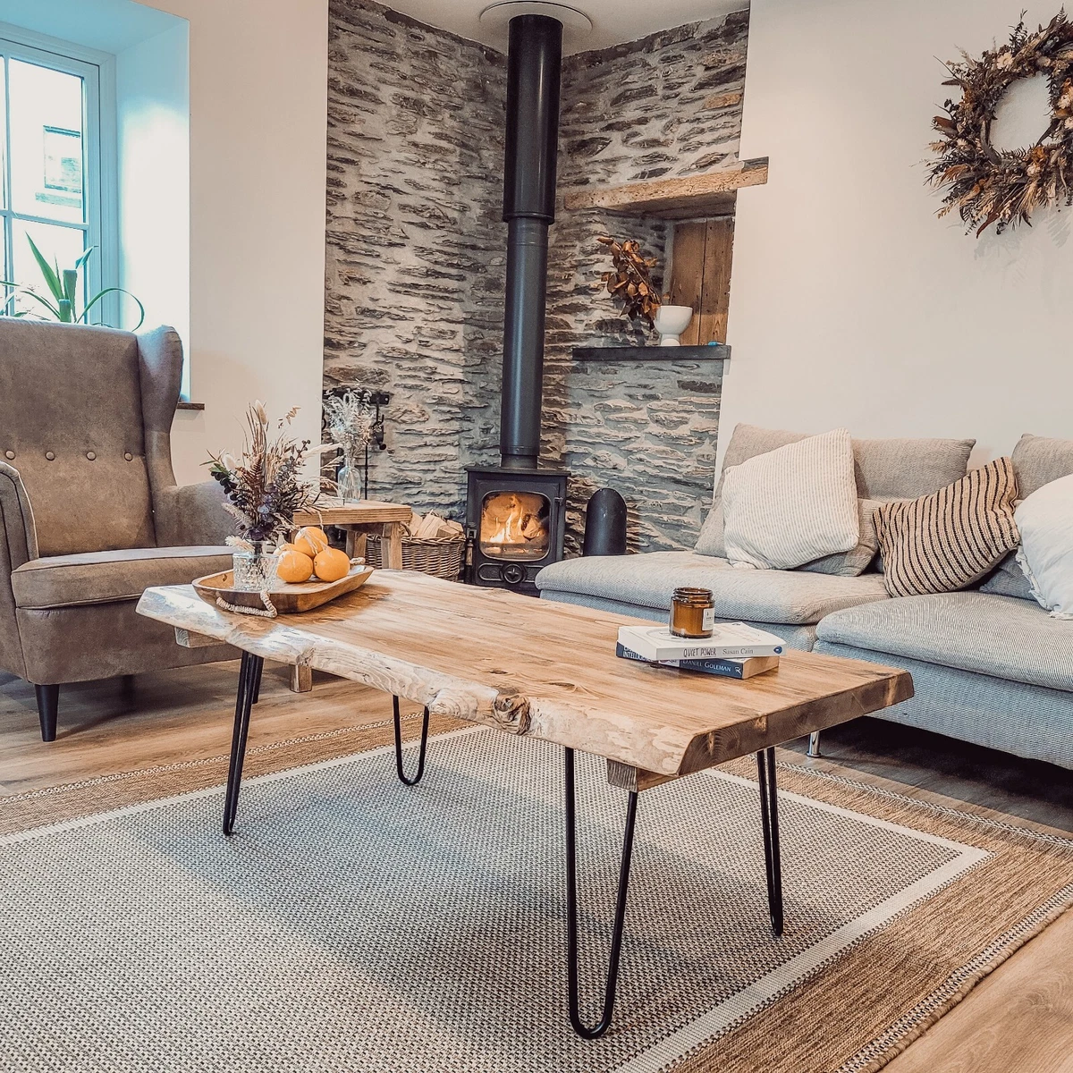 Live edge 2024 timber coffee table