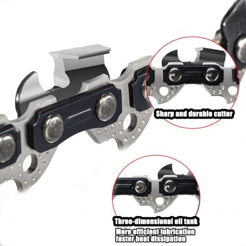 3-Pack 18 Inch Chainsaw Chain 3/8" LP Pitch - .050" Gauge - 62 Drive Links - Picture 5 of 13
