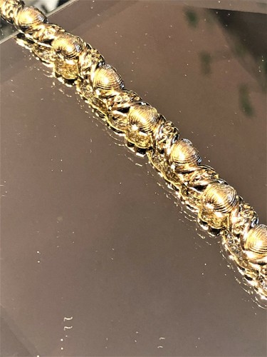 Bracelet 14kt Gold Jewelry Heart Bracelet Link Pattern Design – Jewelry Gift - Bild 2 von 9