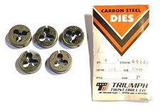 Triumph 1/4-28 Round Die 1 Self Adjusting Car...