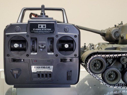 Tamiya 1/16 M26 Pershing Full Option DMD T-06 Unit w/Futaba Remote Control 56016 - Picture 4 of 24