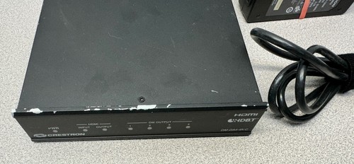 Creston DM-DA4-4K-C DM splitter AS-IS POWERS ON! W/ Adapter - Picture 3 of 10