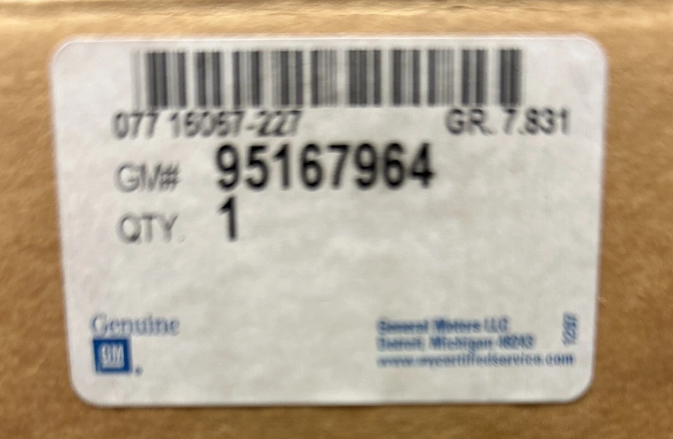 Chevrolet Cruze LT/LTZ 2011-2014 parrilla inferior delantera OEM GM 95167964 Foto 3 de 3