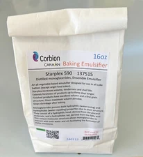 Baking Emulsifier Food Grade 1 lb. Starplex 590 137515 Distilled monoglycerides