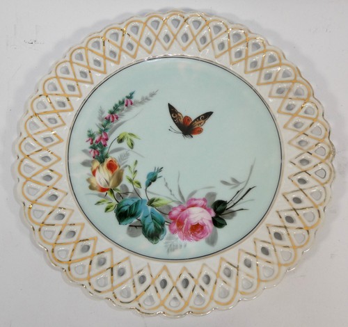 H. Baensch Lettin Handemalte Teller ca. 1880 Top!!! Selten!!! - Picture 7 of 17