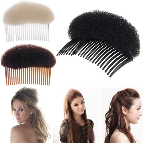 2X Strumento Per Lo Styling Dei Capelli Per Bun Maker Per Donne Bump It Up +