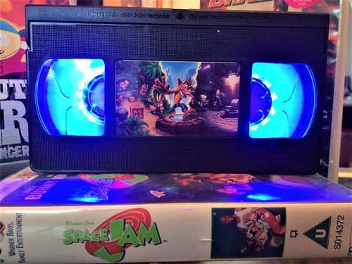 WWE VHS Night Light, Desk Lamp, Led, WCW, WWF, WCW, ECW, Bedroom Lamp, TV, Kids - Picture 11 of 12