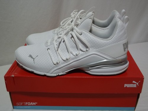 ZAPATOS PUMA HOMBRE ESPUMA SUAVE COMODIDAD ÓPTIMA TALLA 12 BLANCO - Imagen 1 de 10