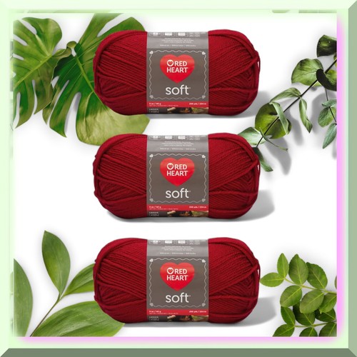 Vibrant Crimson Threads - 3er Pack 141g/5oz Acrylgarn (4 Medium Worsted) - 2 - Bild 2 von 7