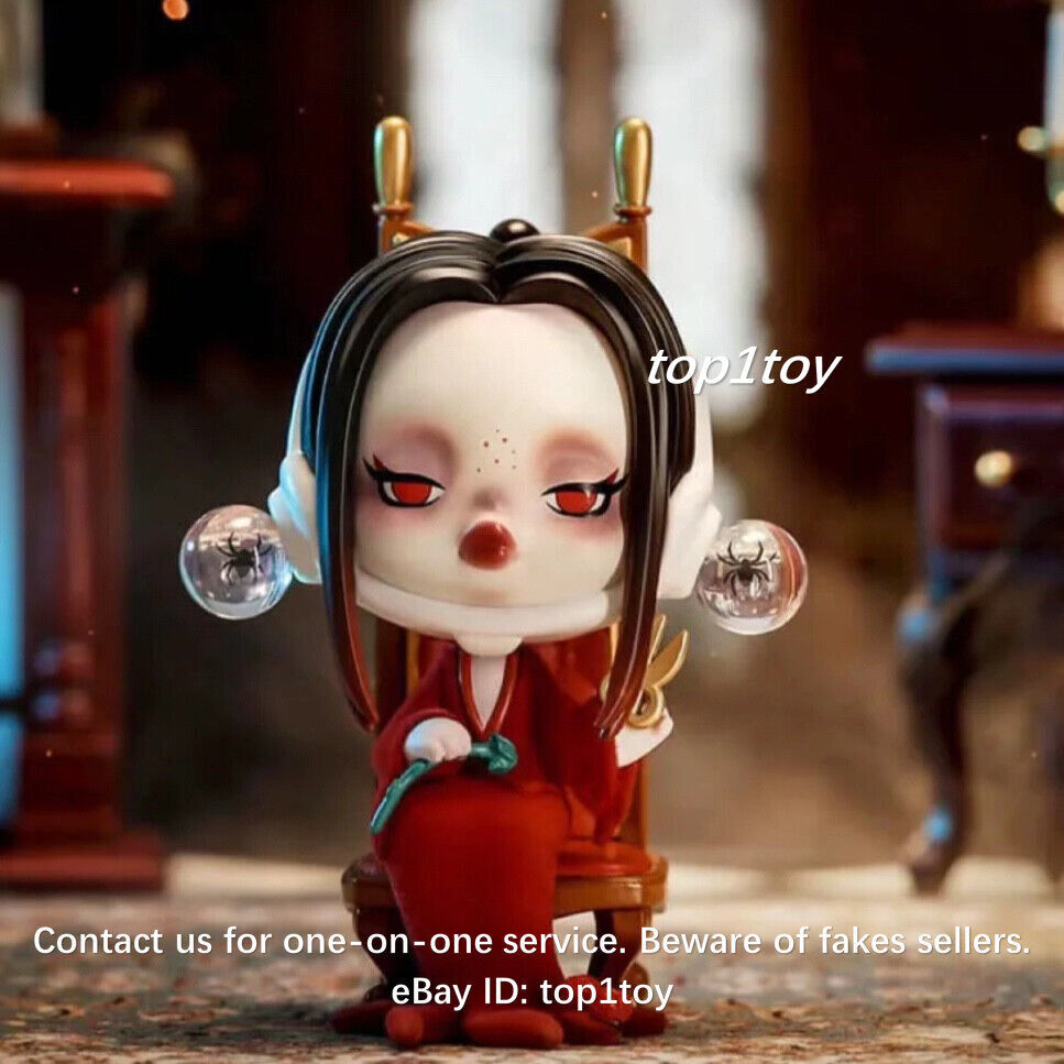 POP MART x SKULLPANDA A Family Scarlet Morticia Mini Figure POP MART x SKULLPANDA A Family Scarlet Morticia Mini Figure