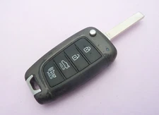 OEM 2019-2022 HYUNDAI SONATA flip keyless entry remote fob WORN + NEW KEY BLADE