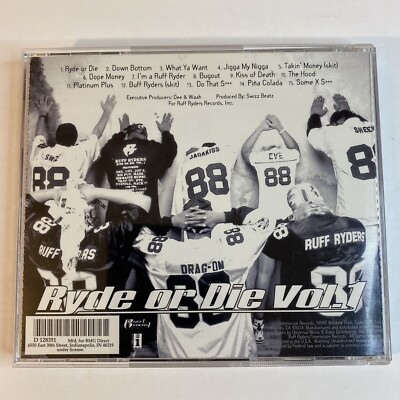 Ryde or Die, Vol. 1 [PA] by Ruff Ryders (CD, Apr-1999