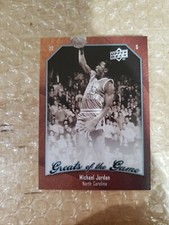 2010 UPPER DECK GREATS OF THE GAME MICHAEL JORDAN #6 BULLS HOF 