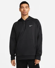 NEW MEN’S NIKE THERMA-FIT FLEECE HOODIE SWEATSHIRT!!! IN BLACK AND WHITE!!!