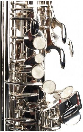 ALT SAXOPHON SAX ALTSAXOPHON SAXOFON SILBER KOFFER MUNDSTÜCK BLÄTTCHEN REED SET - Bild 3 von 4