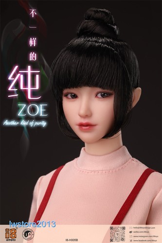 Stock i8TOYS 1/6 I8-H005 ZOE Girl Head For 12" Female PH TBL JO LD Figure Body - Picture 5 of 24