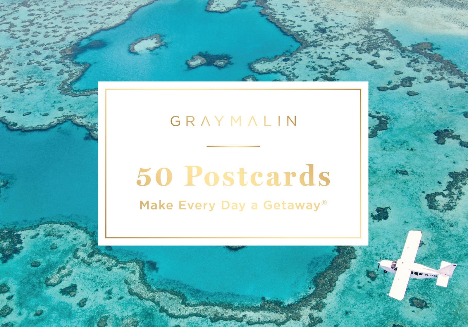 Thumbnail - Gray Malin: 50 Postcards (postcard Book) Make Every Day A Getaway Gray