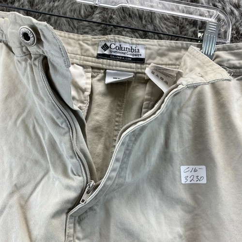 Pantalones Cortos Carga Columbia Sportswear Caqui Para Hombre Talla 39x10.5 LEER - Imagen 8 de 9