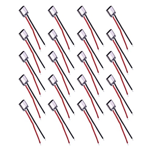 20pack USB Type-C 2Pin Welding Wire Female Connector Cable Female Port - Photo 8 sur 9