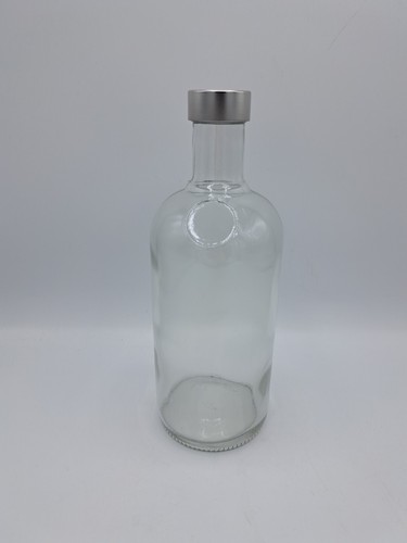 Absolut Vodka Botella Exhibición Vidrio Transparente Vacía 700ml Muy Rara De Colección