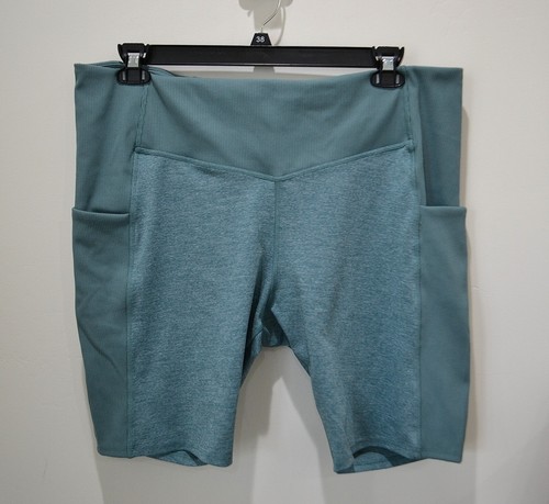 NWT WOMEN'S THE NORTH FACE DUNE SKY TGT GOBLIN BLUE BIKER SHORTS LEGGINGS SZ 3XL - Picture 1 of 4