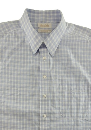 Roundtree Yorke Advance Gold Label Dress Shirt No Iron BIG 19 34-35 - Picture 3 of 11