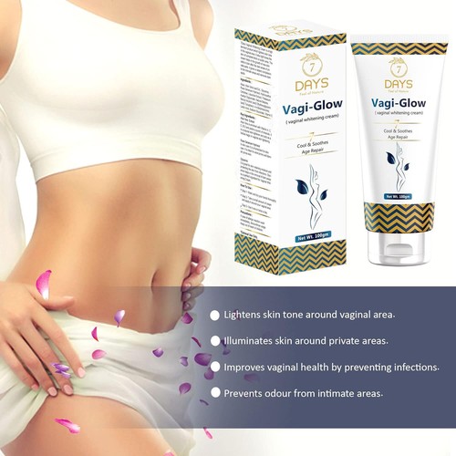 Crema sbiancante vaginale 7 giorni Vagi Glow per pelle sensibile 100 g - Foto 6 di 6