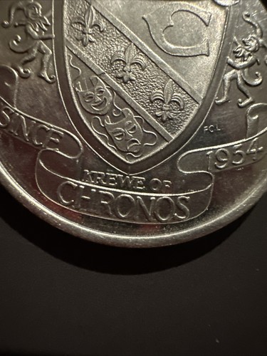 Karneval Doubloon Krewe of Chronos 1976 Aluminium Bicentennial Coin Since 1954 - Bild 2 von 3
