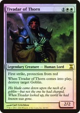 MTG FOIL Tivadar of Thorn  - Time Spiral #44