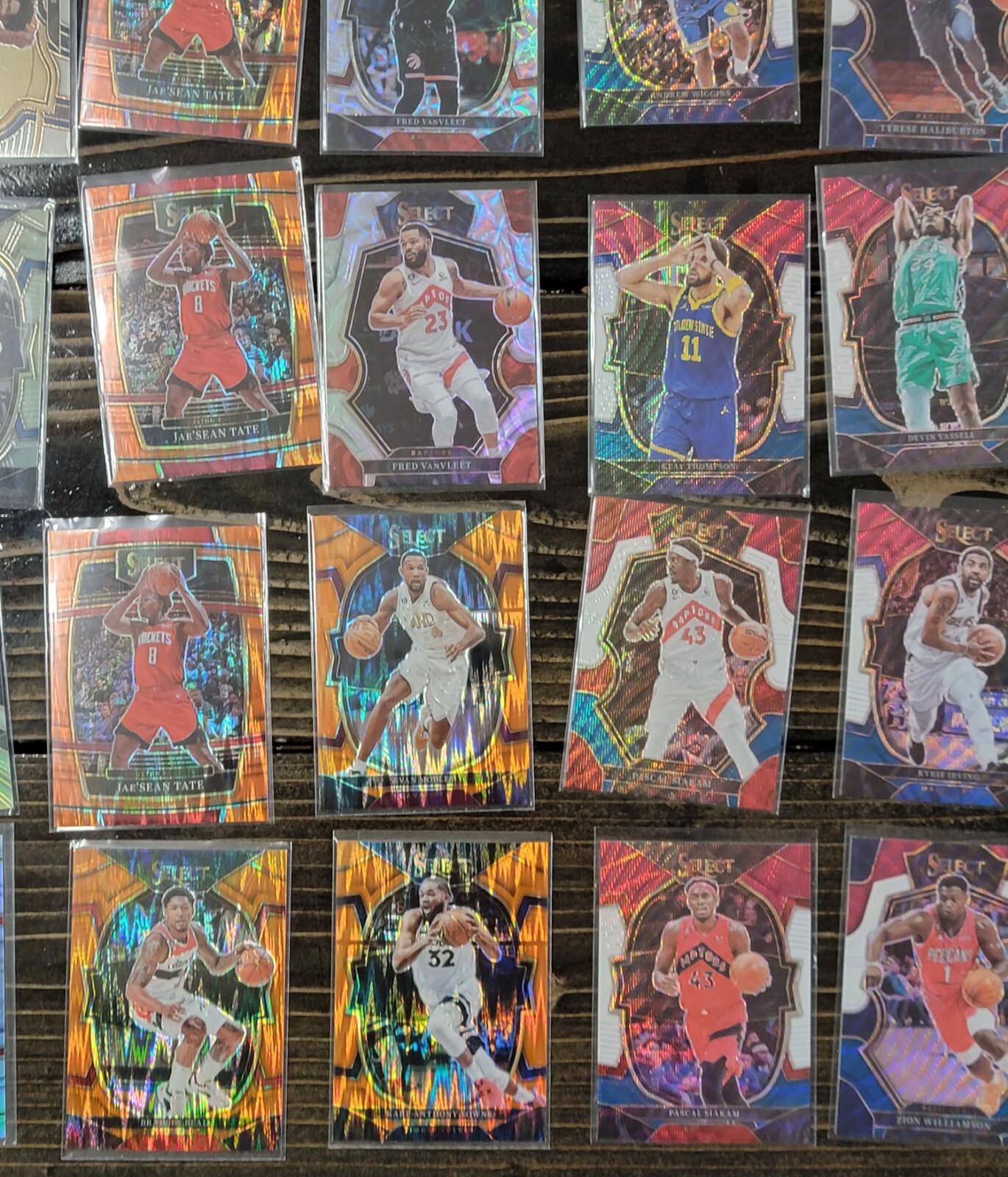 (118) HUGE! 2022-23 Panini Select Courtside Silver, Blue & Red Ice! Tri Color - Picture 10 of 22